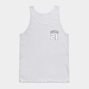 Tim Duncan Number 21 Tank Top